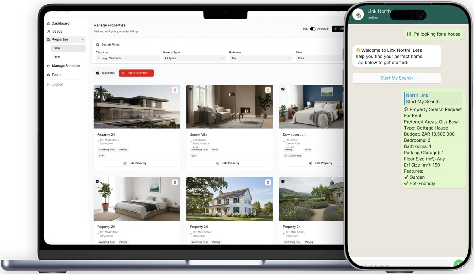 LinkNorth Mockup